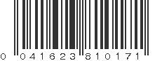 UPC 041623810171