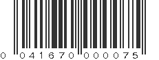 UPC 041670000075