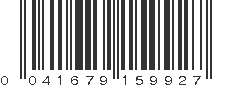 UPC 041679159927