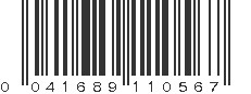 UPC 041689110567