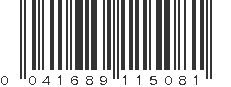 UPC 041689115081