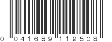 UPC 041689119508