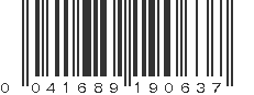 UPC 041689190637