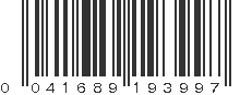 UPC 041689193997