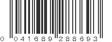 UPC 041689288693