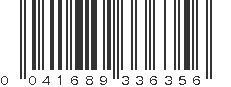 UPC 041689336356