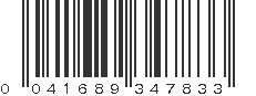 UPC 041689347833