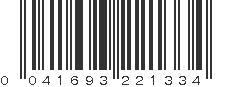 UPC 041693221334