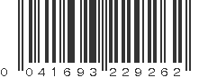 UPC 041693229262