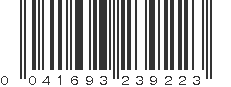 UPC 041693239223