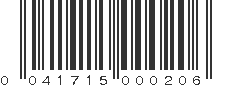 UPC 041715000206