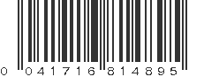 UPC 041716814895