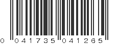 UPC 041735041265