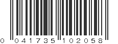 UPC 041735102058