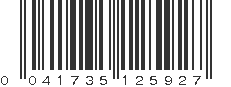 UPC 041735125927