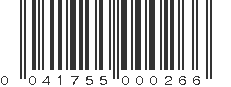 UPC 041755000266