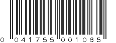 UPC 041755001065