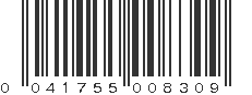 UPC 041755008309