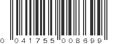 UPC 041755008699