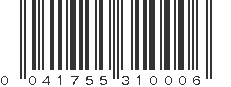 UPC 041755310006