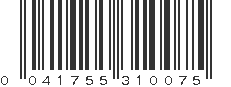 UPC 041755310075