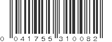 UPC 041755310082