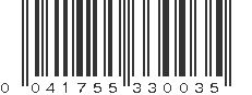 UPC 041755330035