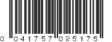 UPC 041757025175