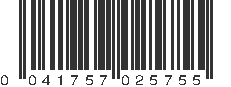 UPC 041757025755