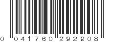 UPC 041760292908