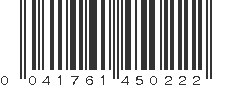 UPC 041761450222