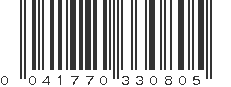 UPC 041770330805