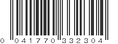 UPC 041770332304