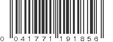 UPC 041771191856