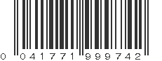 UPC 041771999742