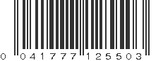 UPC 041777125503