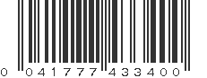 UPC 041777433400