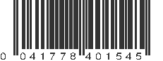 UPC 041778401545