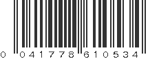 UPC 041778610534