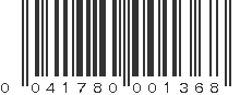 UPC 041780001368