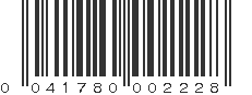 UPC 041780002228