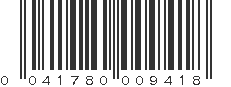 UPC 041780009418