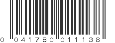 UPC 041780011138