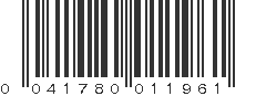 UPC 041780011961