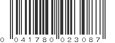 UPC 041780023087