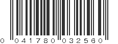 UPC 041780032560