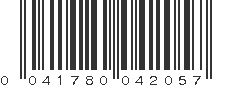 UPC 041780042057