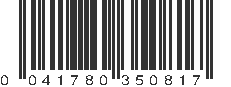 UPC 041780350817