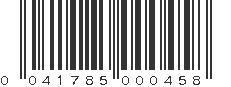 UPC 041785000458