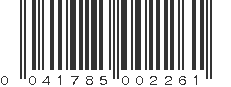 UPC 041785002261